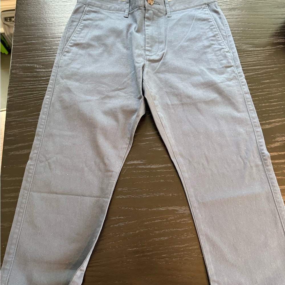 J. Crew Gray Flex Chinos Classic Cotton Blend